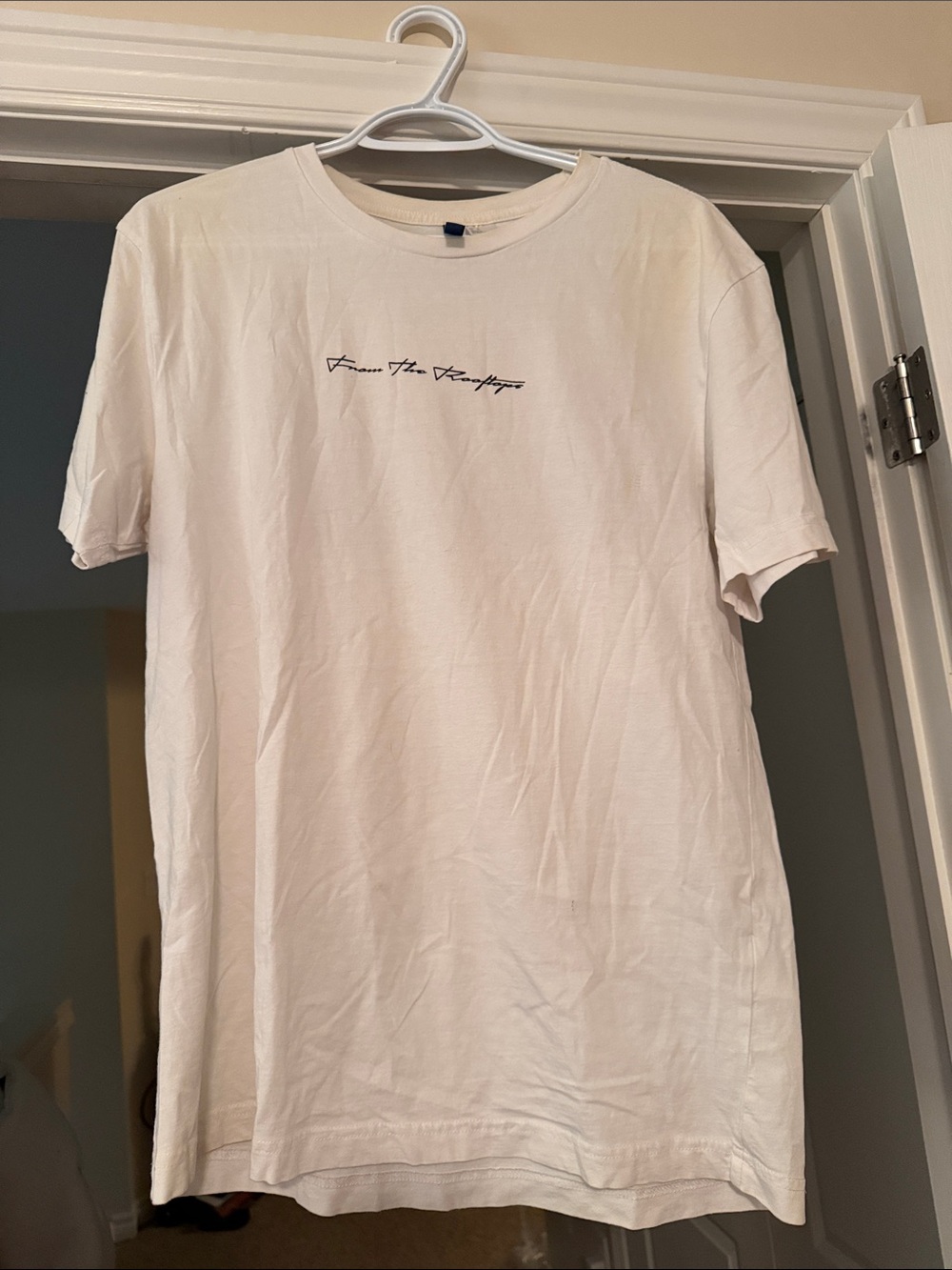 5/$25 Cream Short-Sleeve Graphic Men's T-Shirt
